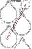 Stickervel - Kerstballen - Zilver - Doodey - TP1805