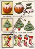 Windowcard - Oliebol, Kerstboom en Kerstsokken - Craft UK - 662