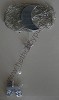 Embellishment - Metalen Kinderwagen met Maan en Wolk - BEL69899