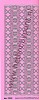 Stickervel - Randjes - Roze-Zilver