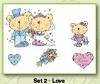 Stampies Clearstampies - Love - Set 2 - CardDeco - ST10002