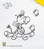 Clear Stamp Koetie - met vogeltjes - Nellie Snellen - Nummer 3