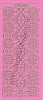 Stickervel -  Randjes - Roze-Goud