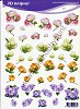 3D - Knipvel - Bloemen - Turn Around