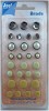 Splitpennen (brads/paper fasteners) - Sierlijke Rondjes Creme - Joy Crafts - 6030-0006