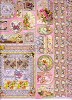 Embossed/Glitter Stickers - Bloemen, Vlinders en Elfjes