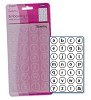 Crafts-Too - Embossing Folder - Alfabet Kleine Letters (Groot) - CTFD3012 