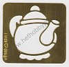 Embossing Mal / Sjabloon - Linda Design - Theepot