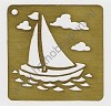 Embossing Mal / Sjabloon - Rayher - Zeilboot