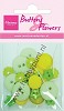 Buttons & Flowers - Light Green - Marianne Design - BF0716