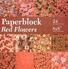 Paper Block- CreaMotion - Red Flowers - BPB424299