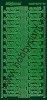 Hobby Dots - Stickervel - Hartelijk Gefeliciteerd - Mirror Green