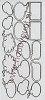 Stickervel - Kaders - Transparant Goud