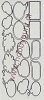 Stickervel - Kaders - Transparant Zilver