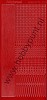 Hobby Dots - Stickervel - Adhesive Red - Serie 3