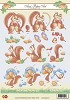 3D Knipvel - Ann`s Paper Art - Squirrel - CD10126