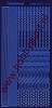 Hobby Dots - Stickervel - Mirror Blue - Serie 2