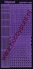Hobby Dots - Stickervel - Mirror Purple - Serie 5