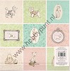 Pampered Pets - Docrafts - Achtergrond 20,3 x 20,3 cm pakket Andrea Jayne - PPS160101