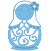 Snij en Embos stencil - Babouska - Eline Pellinkhof Creatables - Marianne Design - LR0171