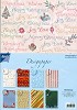 Achtergrondpapier - Joy- Kerst gemengd