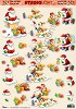 3D Knipvel - Studiolight - Kerstman - STSL479