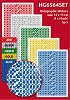 Stickervel - Setje 5 stuks - Diverse kettingrandjes en hoekjes - Doodey - HG6564