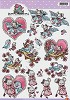 3D Knipvel - Yvonne Creations - Muis en Vogel - CD10171
