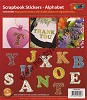 Scrapbook Stickers - Alphabet - Doodey GS651553 Goud