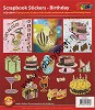 Scrapbook Stickers - Gold Roses - Doodey GS656501 Goud