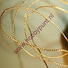 Koord van metaaldraad - Goud