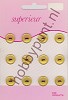 Knopen -  Superieur - Goudgeel - Transparant 