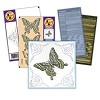 Hobby Dots - Set 006-04 - Ice - Gold - Vlinder