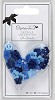Buttons Capsule Burleigh Blue - Flower Buttons - Papermania - Docrafts - PMA354221