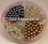 Rocailles - 2 Soorten - Hobby & Crafting Fun - 12/0 & 5mm - Zeegroen - 12106-0605