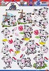 3D Knipvel - Yvonne Creations - Hollandse Koe - CD10190