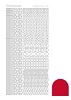 Hobbydots - Stickervel - Adhesive Red - Serie 11