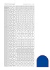 Hobbydots - Stickervel - Adhesive Blue - Serie 11