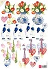 3D - Knipvel - Marianne Design - Delftsblauw - MB0133
