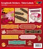 Scrapbook Stickers - tekst Labels - Doodey GS651049 Goud