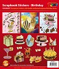 Scrapbook Stickers - Birthday - Doodey GS656411 Goud