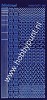 Hobbydots - Stickervel - Mirror Blue - Serie 12
