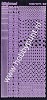 Hobbydots - Stickervel - Mirror Violet - Serie 12