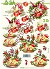 3D Knipvel Nouvelle - Kerst - Le Suh - Kerststuk met Fruit - 8215.257