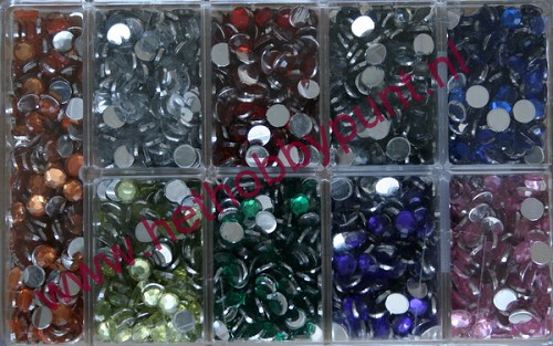 Plakparels Assortiment in doos (Diamant)