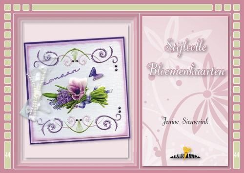 Hobbydols nr 44 - Jenine Siemerink - Stijlvolle Bloemenkaarten