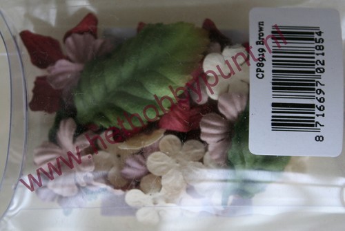 Scrap Bloemetjes - Doosje Gemengd - Bruin - Marianne Design - CP8919