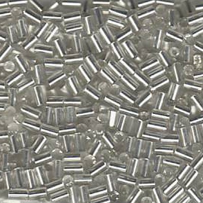 Staafkralen Kort - 2mm - Zilver kleur