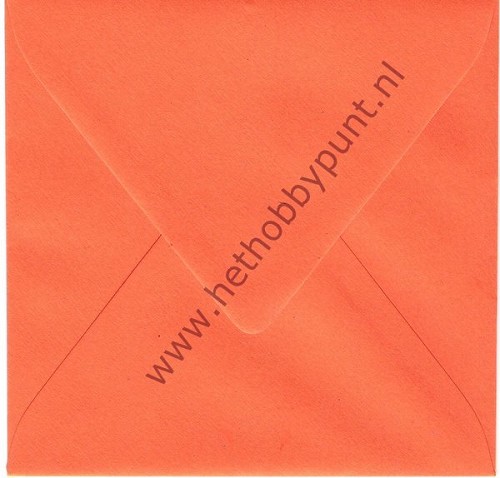 Enveloppen - Vierkant - Oranje