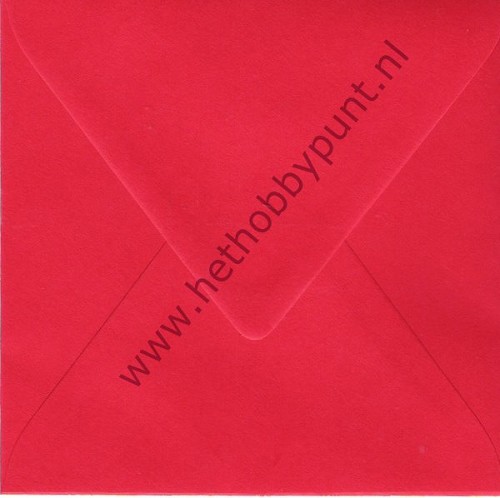 Enveloppen - Vierkant - Rood